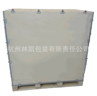 Preferably fumigation-free wooden box steel belt plywood packaging box wholesale manufacturers export logistics assembly packaging and transportation.