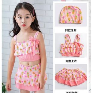 Children's swimsuit wholesale girls 6 to 12 years old one-piece princess style hot spring swimsuit girls 2023 New