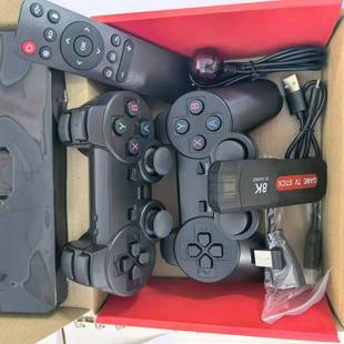 X2Plus TV PlayStation 4K HD HDMI Домашняя игровая консоль Двойная система 2.4G Беспроводная двойная ручка