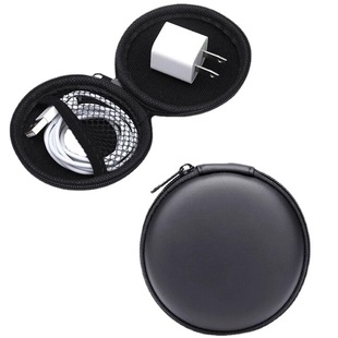 Ева сумка Bluetooth наушники сумка кабель для передачи данных Организация ящик для хранения Круглый Ящик для хранения наушников