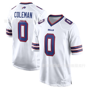 Foreign trade wholesale embroidered jersey Bill Bills embroidered football suit 14#DIGGS 17#ALLEN 0#.