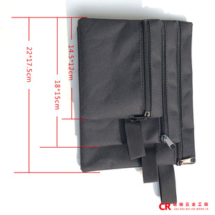 Side Zipper Hardware Parts Supporting Tool Bag Satchel Canvas Multi-functional Oxford Cloth Repair Tool Cosmetics Bag
