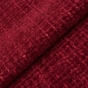 Popular Burgundy White Elegant Celebrity Chenille Xiaoxiang Men's and Women's Woven down Jacket Fabric Kidsren's Clothing Suit Tweed
