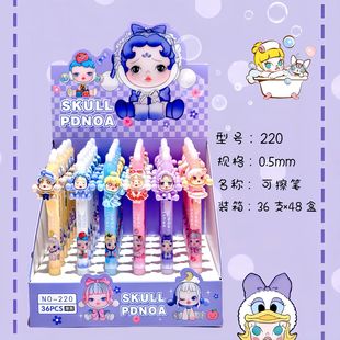 NO-220 Cartoon SP Doll Resin Patch Hot Erasable Gel Pen Cute ins Student ST Press Pen