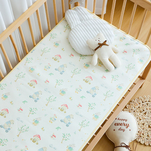 Newborn Baby Ice Silk Mat Class A Baby Special Summer Soft Mat Kindergarten Children Nap Cool Feeling Bed Sheet