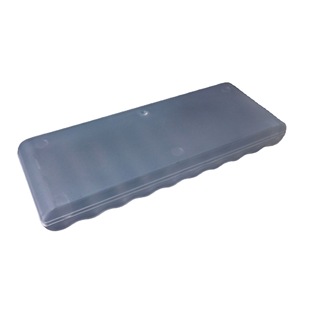 Factory spot translucent PP plastic box No.5 battery 10 pack storage box AA AAA battery protection box
