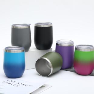 Amazon Large Capacity Double Layer Vacuum Space Pot Stainless Steel Outdoor Sports Portable Color Value 12 Egg Cup U-Shaped