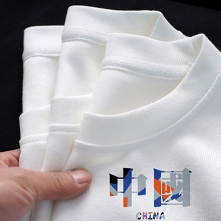 Xinjiang cotton summer cotton round neck short sleeve men's and women's same T-shirt loose all-match plus size T-shirt half sleeve t-shirt
