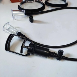 Plastic suction device double cup tee joint nipple teaser adult supplies wholesale production