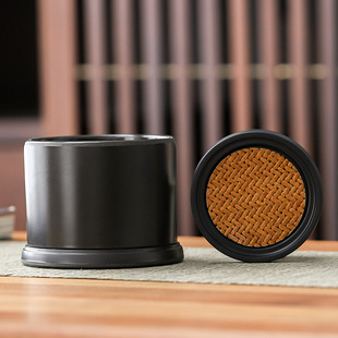 Chinese Style Entry Luxury Bamboo Insulation Coaster Creative Tea Holder Cushion Tea Cup Tea Mat Kung Fu Tea Set High-end Tea Ceremony Accessories