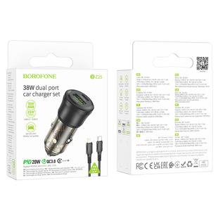 Borofone BZ25 new PD38W car charger new for Apple Type-c charging suit