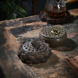 Creative Household Indoor Lotus Line Incense Burner for Ceramic Incense Burner Encense Burner Tea Ceremony Sandalwood Burner Incense Ornaments
