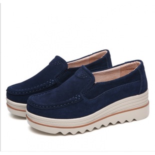 2023 Amazon Cross-border Foreign Trade Wholesale Women's Shoes Wedge Small Size Single Shoes Women's High Heel Mother Shoes Autumn Thick Sole