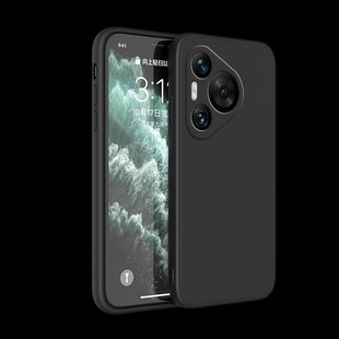 Suitable for Huawei Pura70pro Liquid Silicone Mobile Phone Case MATE70 Straight Edge Fine Hole P60 Soft All-inclusive Protection