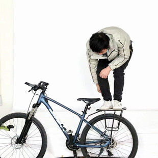 Bicycle mountain bike semi-aluminum reinforced rear shelf v brake disc brake luggage hanger manned riding supplies 102