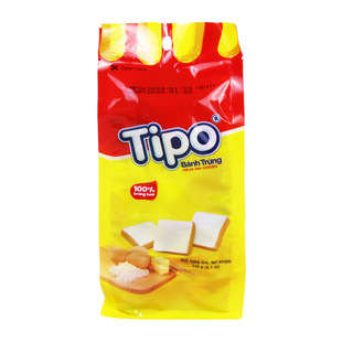 Tipo Bread Dried 115g Cake Cookies Milk Flavor Coated Bread Chip Small Package for Greedy Snacks