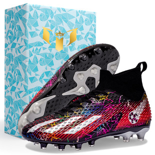 Cross-border 2024 New World Cup football shoes men's high-top wholesale TF broken nail FG long nail student competition training shoes