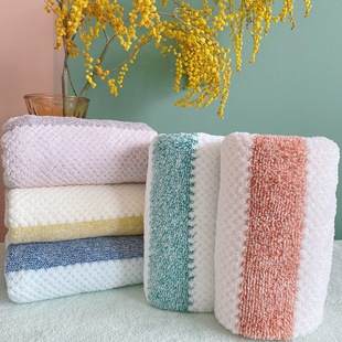Coral Fleece Towel Bath Towel Chinese Knot Set Towel Three-Piece Set Gift Box Wedding Gift Accompanying Gift LOGO Towel