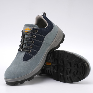 Wear-resistant, lightweight, breathable, anti-smashing and anti-puncture for All Seasons, construction, electrical and chemical safety protection, labor protection shoes