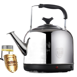 304 Stainless Steel Electric Kettle, Anti-Dry Boil, Large Capacity, Household Electric Kettle with Whistle, Automatic Power-Off, and Insulation