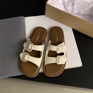 Birken тапочки женские летние носки 2025 новый фея ветер с юбкой плоские пляжные сандалии пляжные сандалии