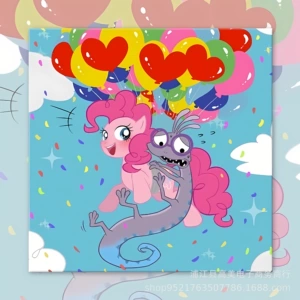 Картина по номерам My Little Pony раскраска для детей