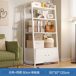 Flower Rack Storage Cabinet Storage Rack Balcony Flower Rack Living Room Floor-standing Multi-layer Storage Flower Pot Bracket Integrated Wall