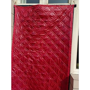 Winter cotton door curtain double-sided waterproof winter indoor outdoor red