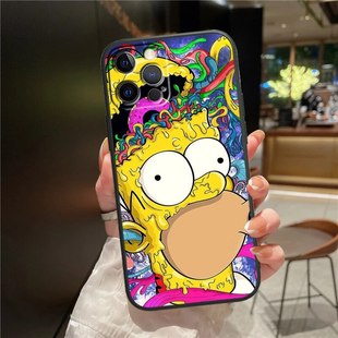 Suitable for iPhone15 Simpsons Anime Cartoon Phone Case
