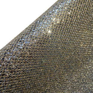 pu rhombus mesh size hexagonal grit glitter leather cloth