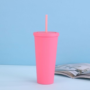 etsy personalized carving large capacity plastic cup dopamine double layer plastic pipette cup rubber paint coffee cup