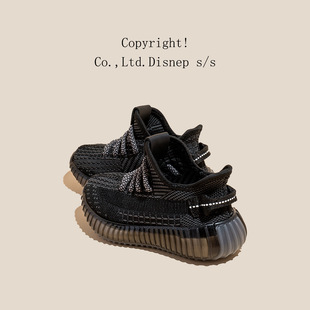 Children's Boys' Shoes Coconut Shoes 2024 Spring and Autumn New Children's Sports Shoes Girls' Mesh Shoes Running Shoes Trendy