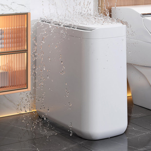 Trash Bin Toilet Toilet Toilet Cleansing Bucket Household Large Capacity Storage Bucket Pressing Blid Sanitary Bucket Cross-border