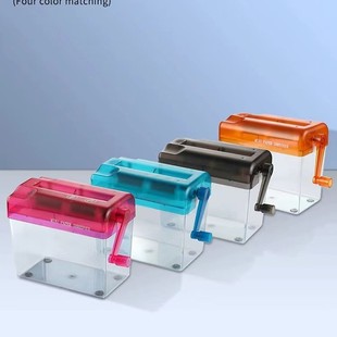Small office home portable A6 mini shredder confidential strip shredder factory direct electric-free shredder