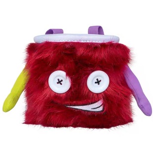 8bBRADELIS Little Monster Cartoon Rock Climbing Magnesium Powder Bag Magnesium Powder Bag Cycling Bicycle Head Bag Plush Hanging Bag