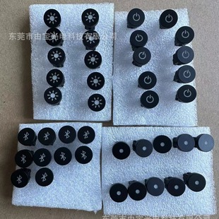 6-6-10 Blue Round Radium Carving Symbol 8/10MM Key Cap Light Touch with Light Switch Multi-color Light Switch