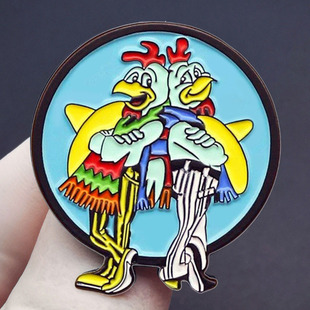 Смертельный яд человек брошь Los Pollos Hermanos жареная курица брат значок краска эмаль значок