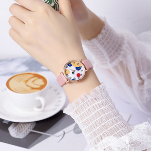 2024 cross-border new color bubble sweet girls cute casual personality design small fresh ladies watch