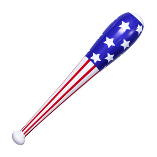 Factory new inflatable baseball bat children cheer cheer cheer cheer stick inflatable toy stick color baseball bat wholesale