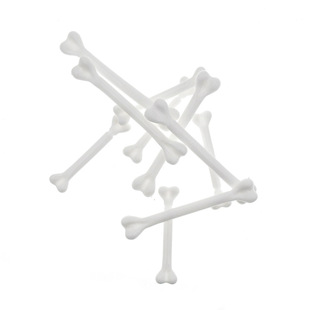 Cross-border Halloween Carnival Simulation Plastic Small Bone Decorations Realistic Human Bone Props Skeleton