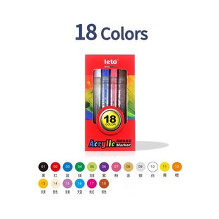 Acrylic pigment marker pen 100 color art waterproof color graffiti painting DIY hand account marker pen suit wholesale