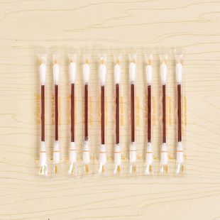 Iodophor cotton swab disposable cotton swab disposable double cotton swab alcohol cotton swab independent packaging portable cotton swab