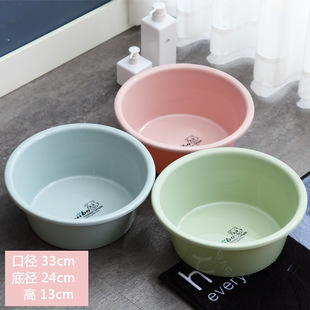 Large Laundry Basin Household Large Extra-large Plastic Basin No. Bathing Thickened Plastic Basin Round Large Round Cross-border Free Shipping