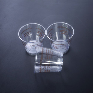 Factory direct disposable transparent plastic cup with lid injection molding cup wood chaff cup aviation mousse cup pudding yogurt cup