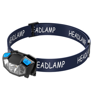 Fluorescent Deer New Charging Induction Headlamp Strong Light Super Bright Night Fishing Lamp Headlamp Waterproof Outdoor Lightweight Head-mounted Electric