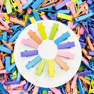 2cm DIY handmade Macaron color one-character clip headdress hairpin mini cute bangs clip duckbill clip wholesale