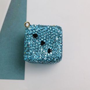Amazon creative full diamond clay sieve accessories DIY car hanging bag hanging key chain accessories manufacturers wholesale accessories