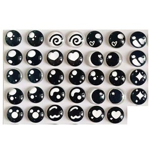 8-20mm Handmade Glass Eyes DIY Accessories Wool Crocheted Doll Wool Drill Eyes