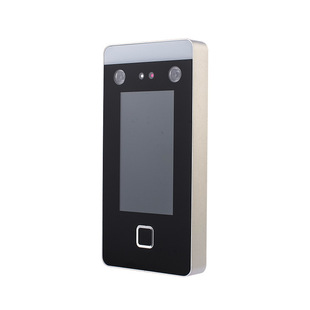 Office staff attendance punch machine hotel fingerprint password can be networked metal face recognition access control machine