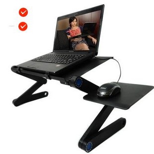 Heat Dissipation Laptop Table Laptop Bracket Flat Bed Table Aluminum Alloy Computer Table Folding Small Table
